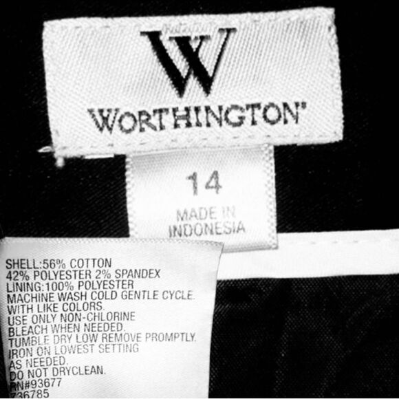 Worthington NWT Skirt Colorful Bold Striped - Size 14 Trending Easter Skirt - Picture 4 of 16